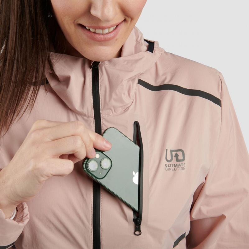 Ultimate Direction Aerolight Wind Jacket Clay | 892XZNGMA