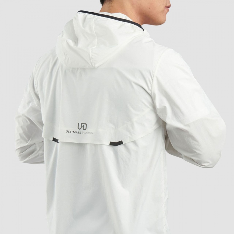 Ultimate Direction Aerolight Wind Jacket White | 549IYVKPZ