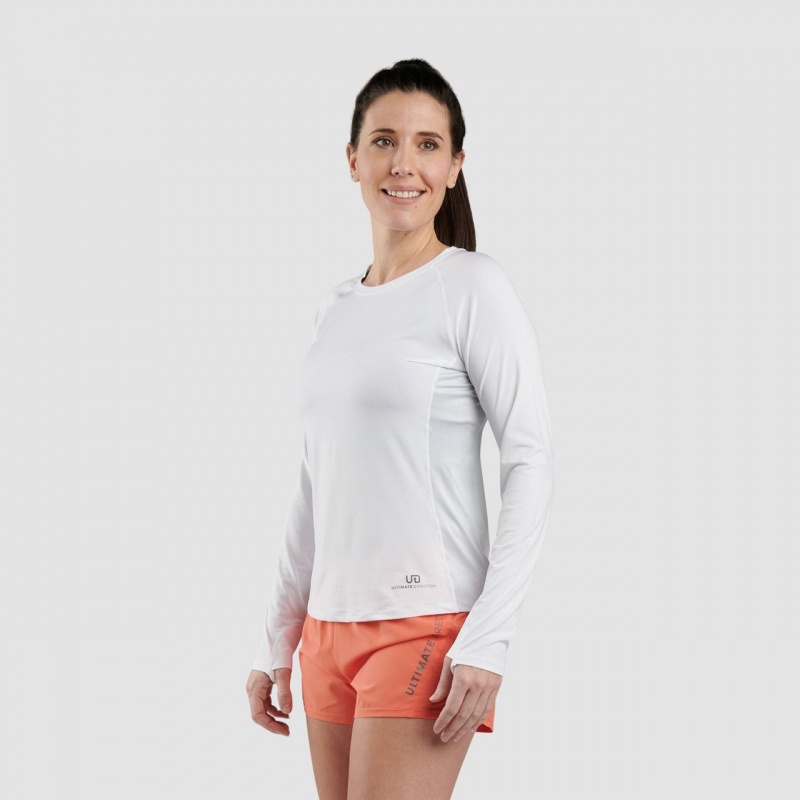 Ultimate Direction Cirriform Long Sleeve White | 749LUICBT