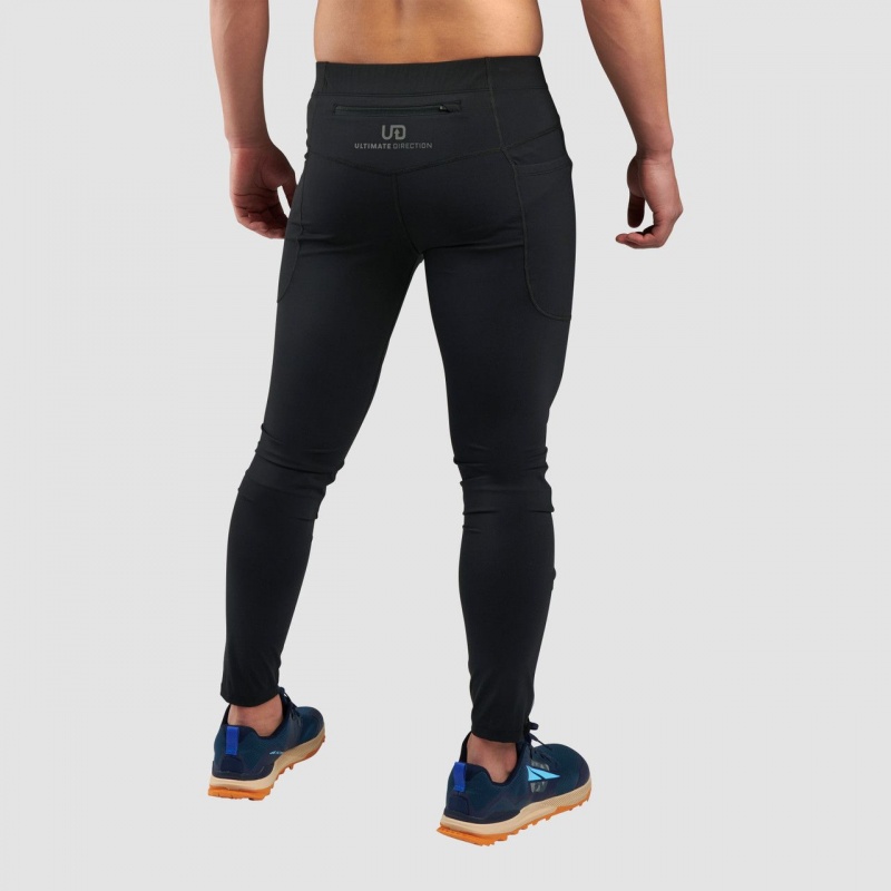 Ultimate Direction Velum Running Tights Black | 123GCOXEP