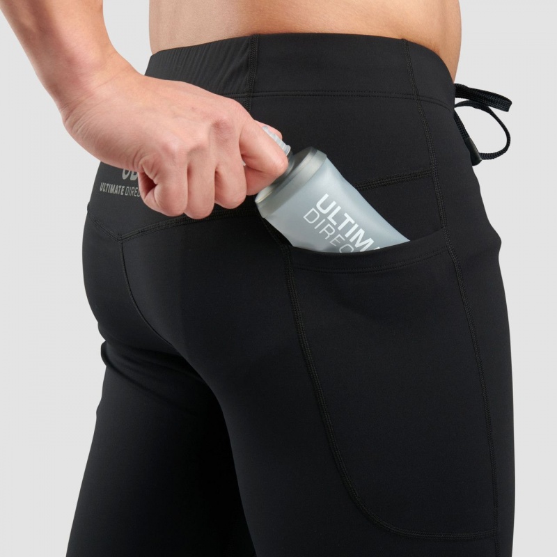 Ultimate Direction Velum Running Tights Black | 123GCOXEP