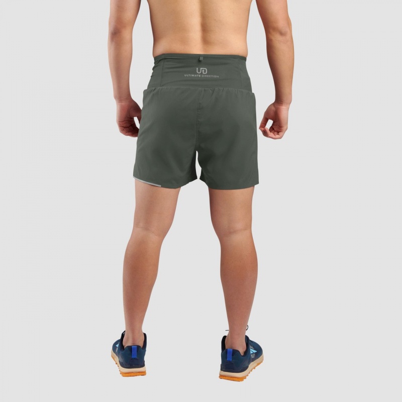 Ultimate Direction Velum Short Dark Camo Green | 792HXVURA